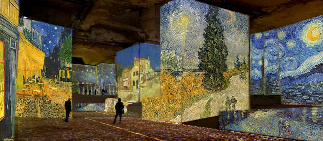 Expositie Van Gogh La Nuit Etoilee In Carrieres Des Lumieres