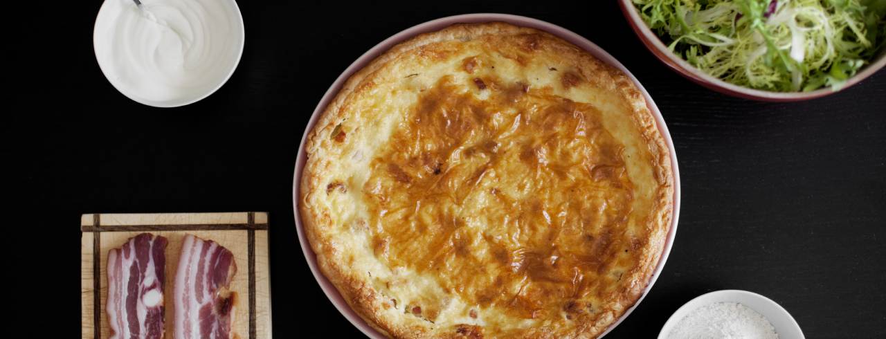 La receta de la verdadera quiche lorraine