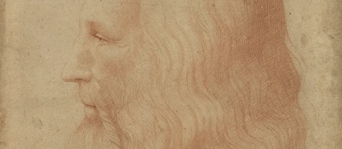 Attribué à Francesco Melzi, Portrait de Léonard de Vinci © Veneranda Biblioteca Ambrosiana Gianni Cigolini Mondadori Portfolio