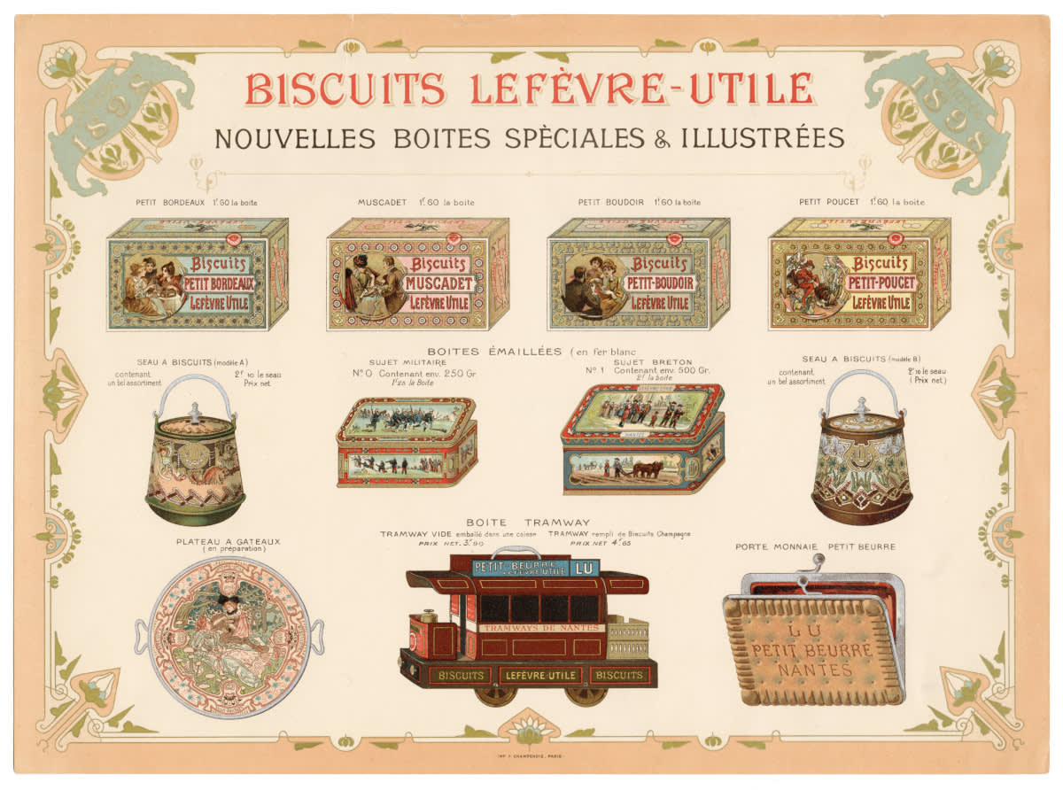 Small : 1921-40 - 1923 CALENDRIER PETIT FORMAT BISCUITS LU D1871