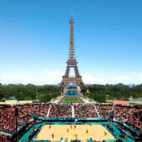 Paris France 7 De Julho De 2023 : ícone Dos Jogos Olímpicos De Verão Paris  2024, Realizado Pelo Atleta. Estádio Olímpico Moderno a Foto de Stock  Editorial - Imagem de jogo, ouro: 283831408