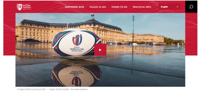 Website Nouvelle Aquitaine Rugby