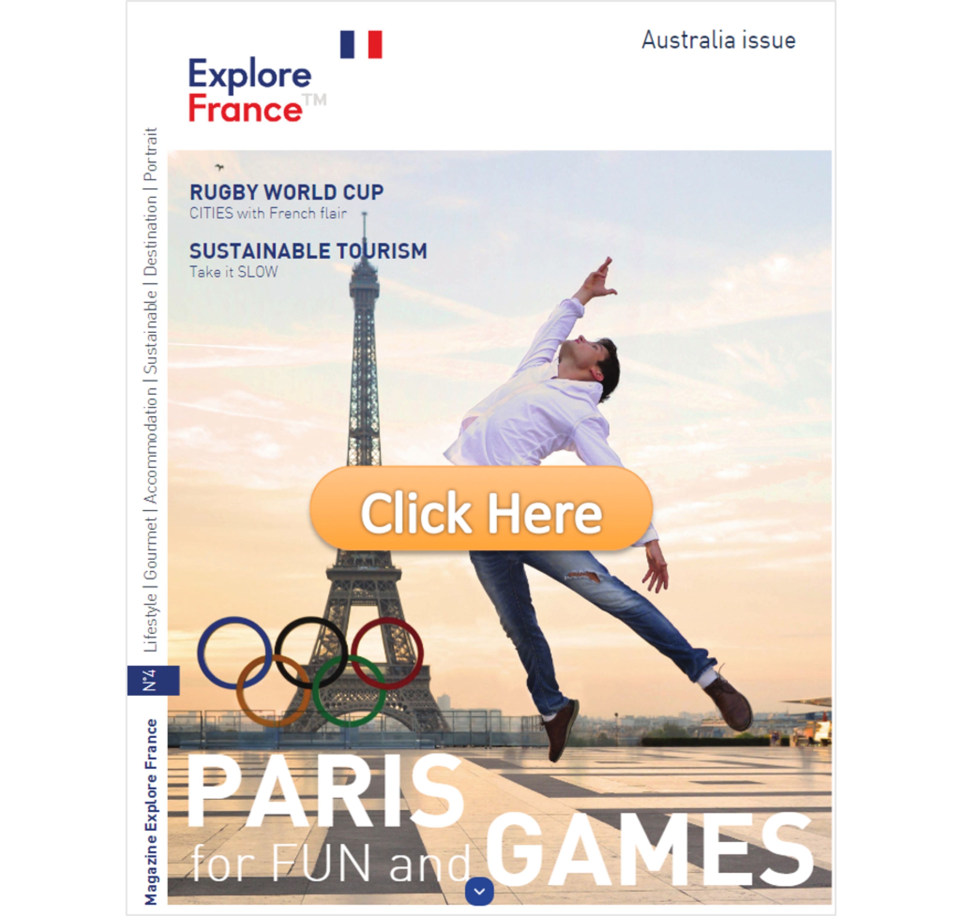 Cover Magazine Explore France 2023 Australia Click here 300