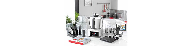 Magimix Cook Expert, satin, the cooking food processor and its accessories