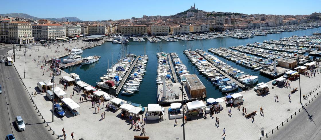 El Vieux port de Marsella.
