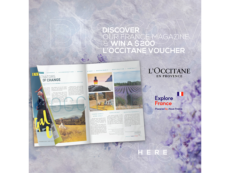 L'Occitane Magazine Square Bas de page