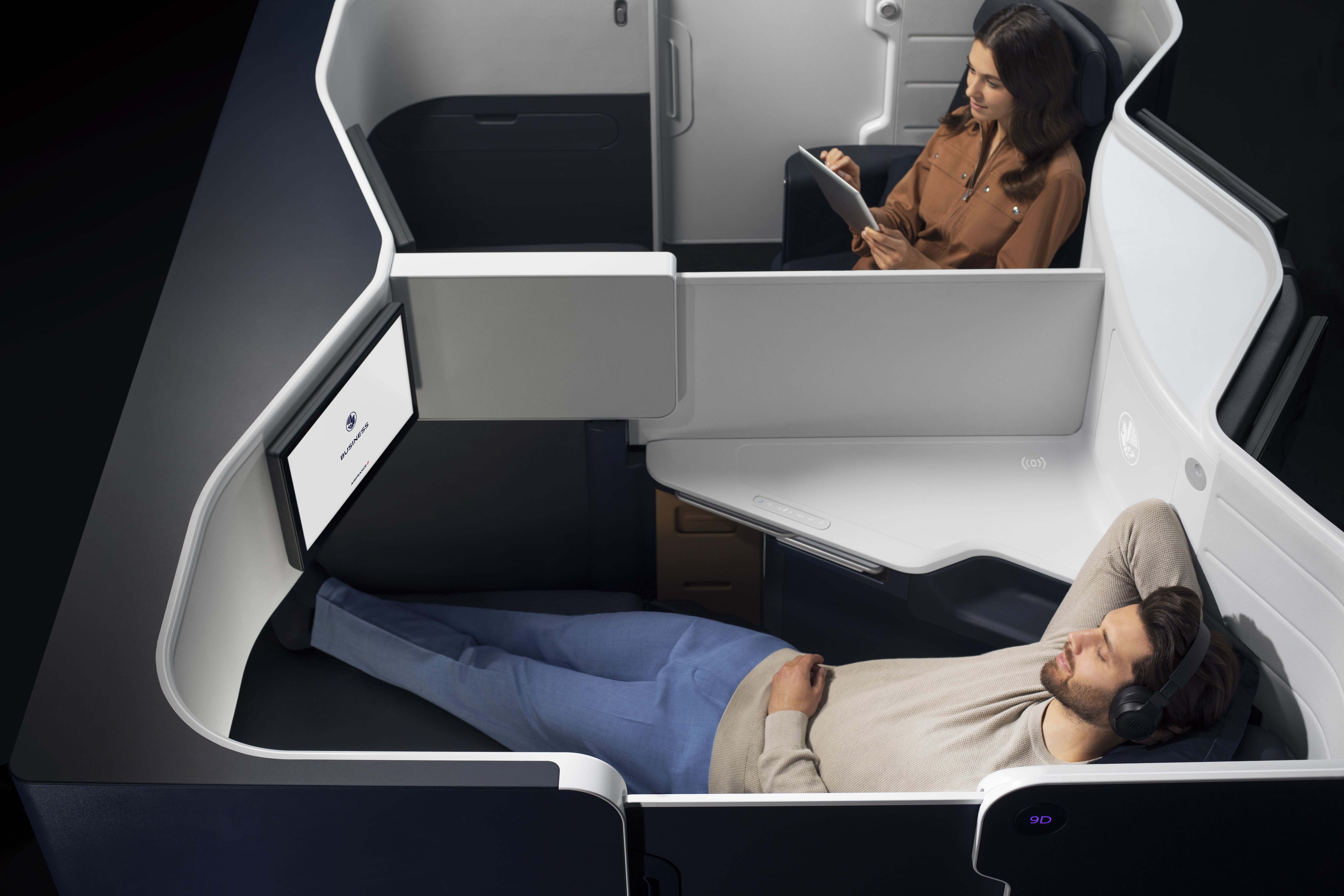airfrance 2023 777-48J Business Class 