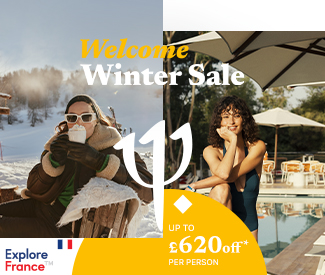 Club Med Welcome Winter Sale banner with logo