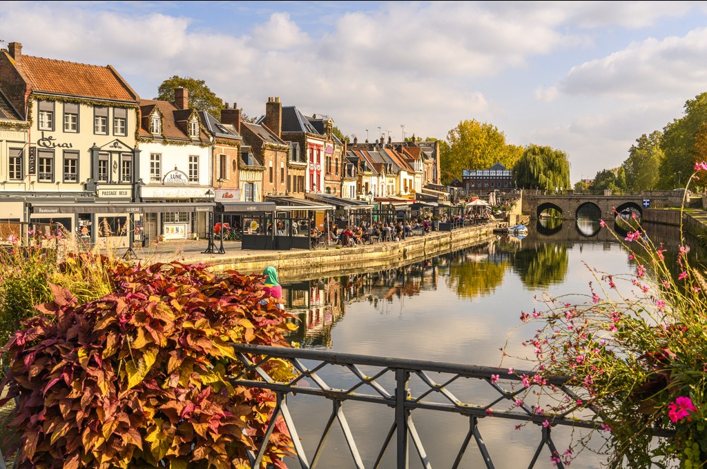 The Saint-Leu quarter is the oldest part of the city of Amiens©CRT Hauts-de-France Stéphane Bouilland