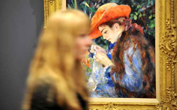Giverny, cadre de Renoir, Musée des impressionnistes 