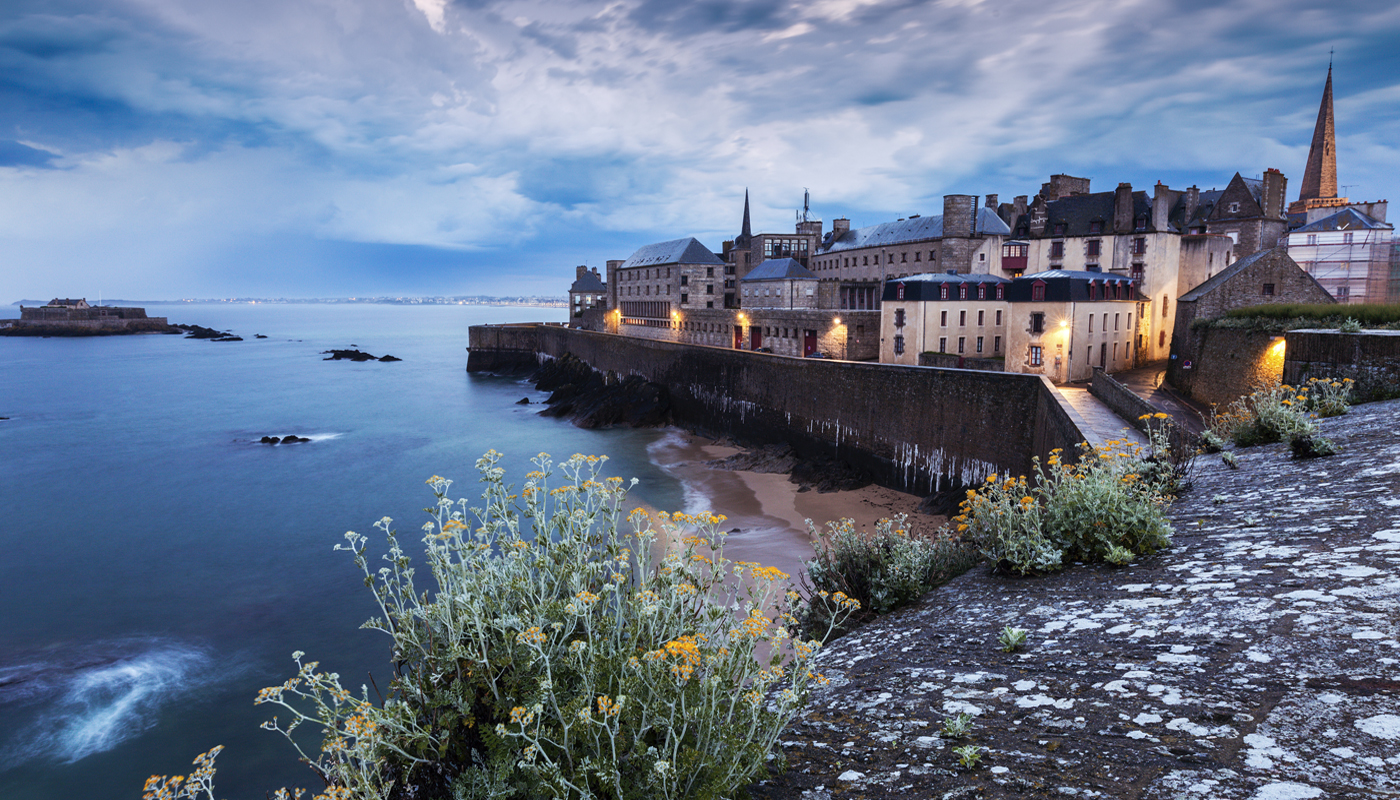 Three walled medieval towns: St-Malo, Dinan, Vannes