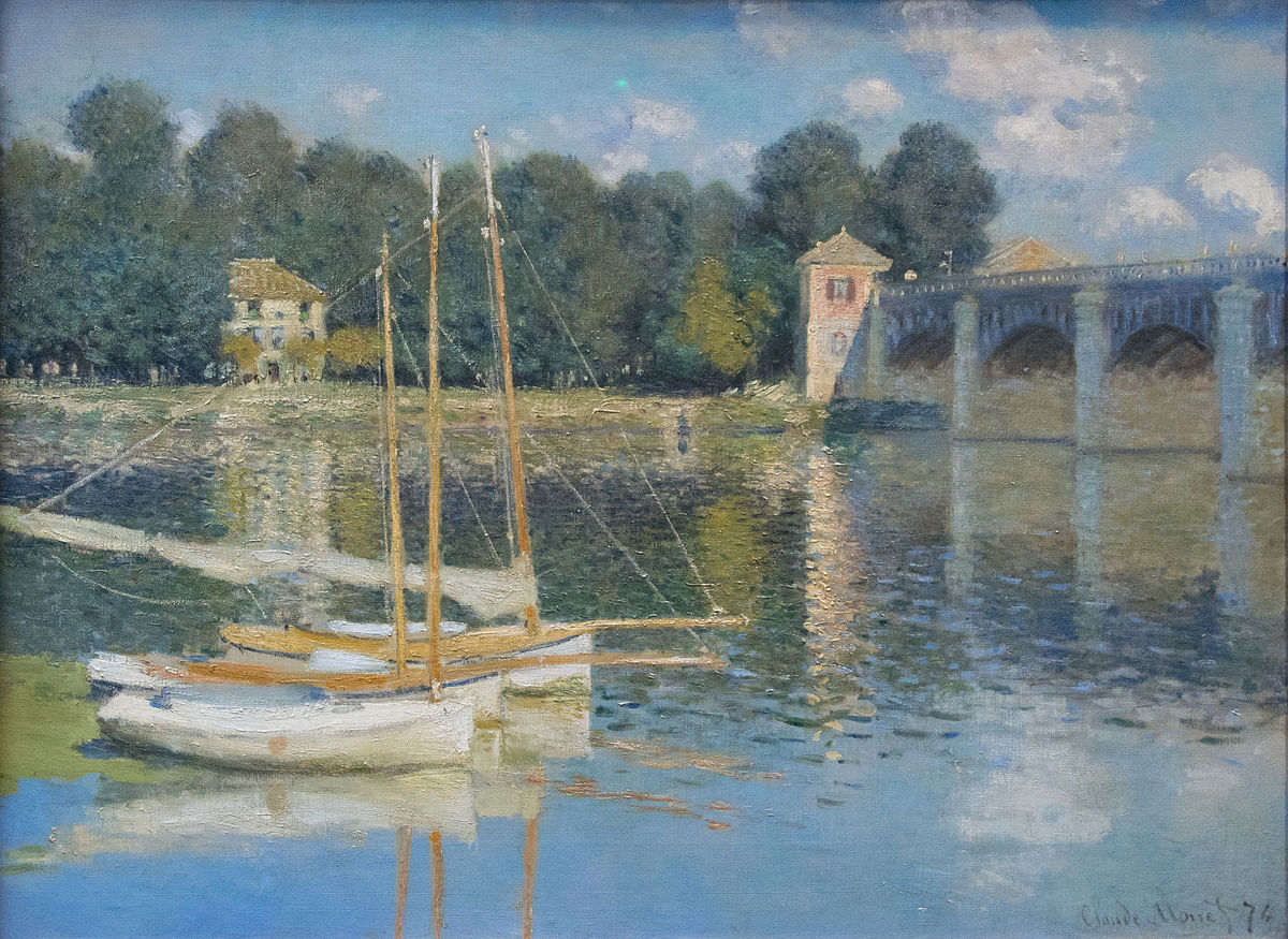 8. 아르장퇴유 다리 Le Pont d-Argenteuil - Claude Monet 오르세 미술관