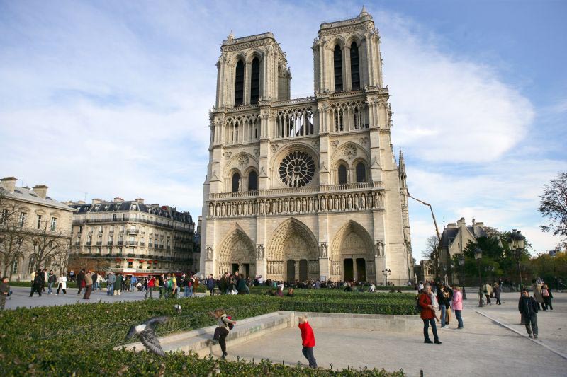 NOTRE DAME CATHEDRAL 8X10 PHOTO PICTURE FRANCE