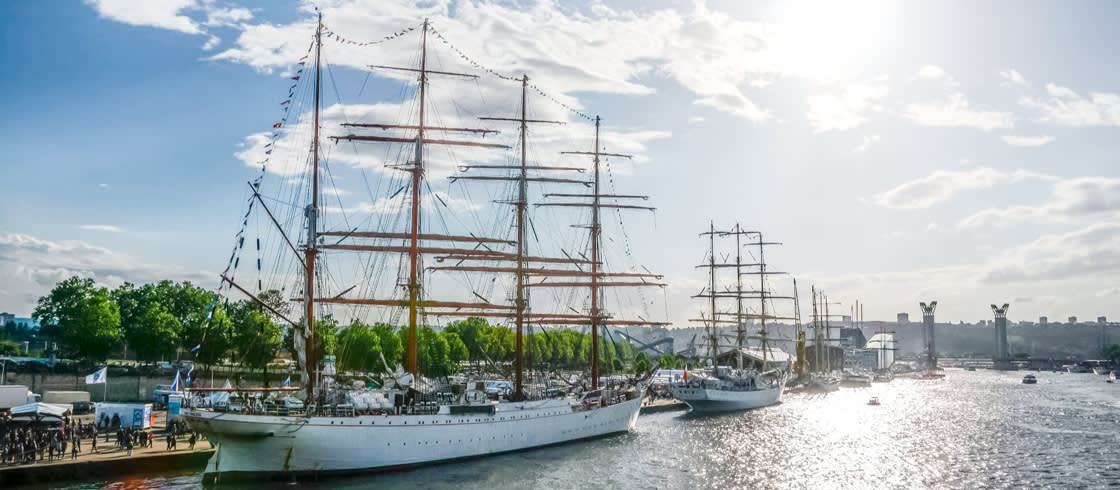 Durante diez días, la ciudad de Rouen, en Normandía, acogerá veleros excepcionales y antiguos navíos durante el evento Armada.
